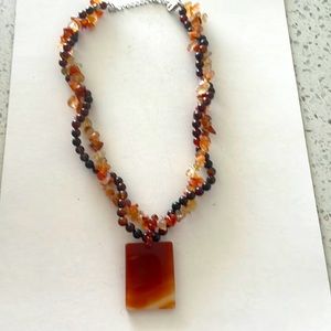 Beautiful natural stone’s necklace